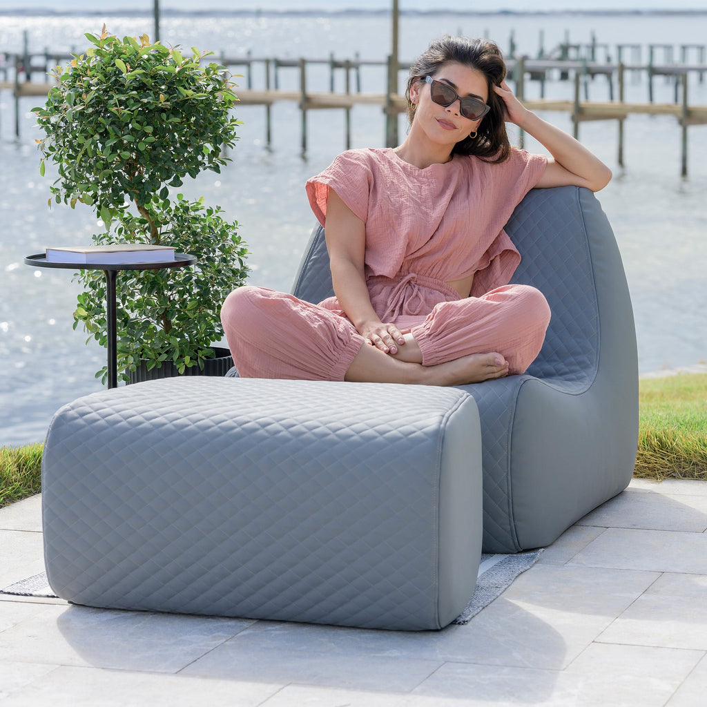 Solvana™ Outdoor Chair and Ottoman Set