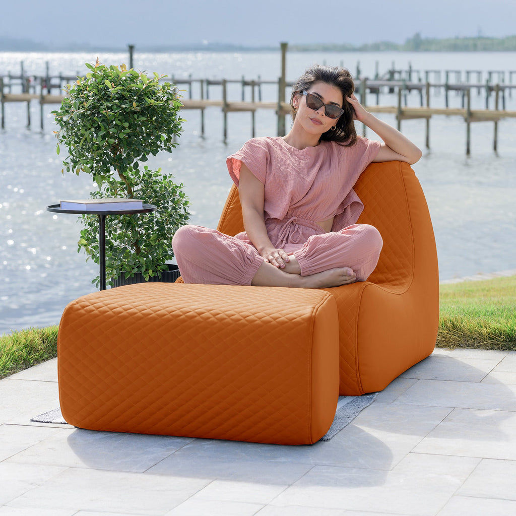 Solvana™ Outdoor Chair and Ottoman Set